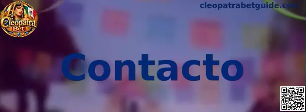 Página de contacto de Cleopatra Bet