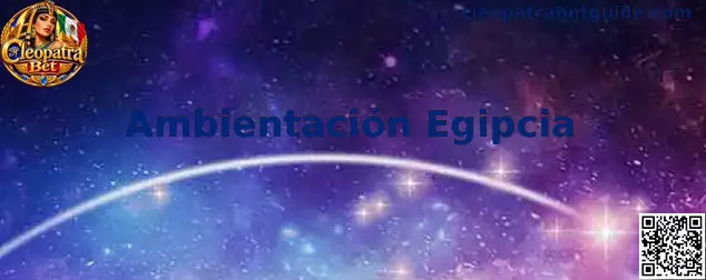 Representación visual de la Ambientación Egipcia asociada con Cleopatra Bet y Midas Touch