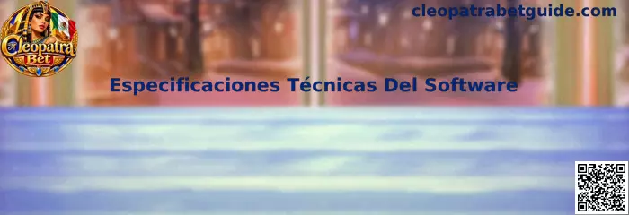 Especificaciones técnicas del software de Midas Touch en Cleopatra Bet